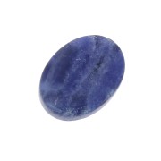 Palet ovale 8x6 mm en pierre gemme - Sodalite x1