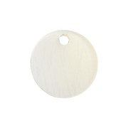 Sequin rond en plexiglas 15 mm motif bois - Beige x1