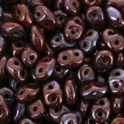 SuperDuo 2,5x5 mm Opaque Red Nebula x10g|raw }}