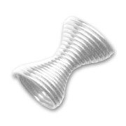 Intercalaires spirale 12x6 mm argenté x10