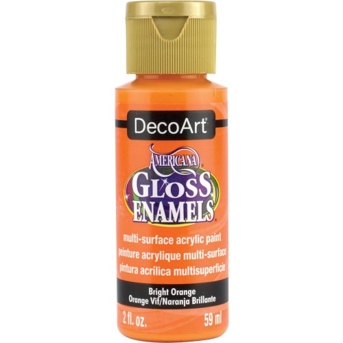 Peinture acrylique multi-surfaces - DecoArt Americana Gloss - Orange Vif x59ml