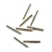 Tubes droits 15x2 mm - Argent 925 x 8