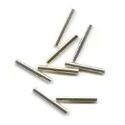 Tubes droits 15x2 mm - Argent 925 x 8