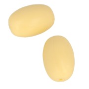 Perles en silicone forme olive 20x13 mm pour attache sucette - tétine - Jaune x2|raw }}