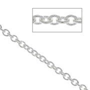 Chaîne maille Forçat 2 mm - Argent 925 x50 cm