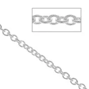 Chaîne maille Forçat 2 mm en Argent 925 x50 cm