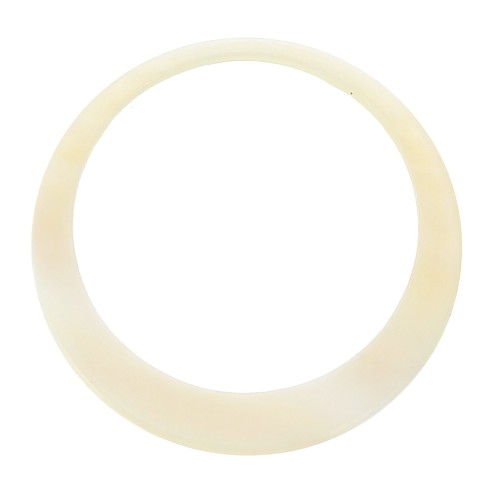 Intercalaire - pendentif cercle en nacre 25 mm x1