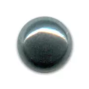 Cabochon rond 8 mm Hematite
