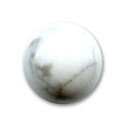 Cabochon rond 8 mm Howlite|raw }}