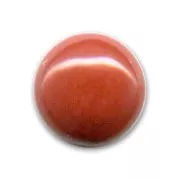 Cabochon rond  8 mm Jaspe Rouge