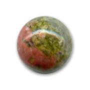 Cabochon rond  8 mm Unakite|raw }}