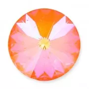 Cabochon PureCrystal 1122 Rivoli 14 mm Crystal AB Ultra Orange x1