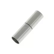 Fermoir à baïonnette 21x6 mm pour cordon 5 mm en Acier inoxydable x1