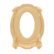 Serti griffe pour cabochon PureCrystal 4120 8x6 mm - Doré x1