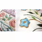 Fil métallisé Kreinik pour la broderie d'or - Taille 5 - Silver (001J) x10m