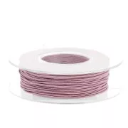 Bobine de fil Samantha fabrication italienne 0,9 mm - Vieux Rose x30m