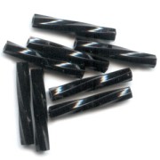 Bugles Twist Miyuki 12 mm TW2012-0401 - Black x10g