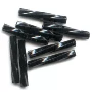 Bugles Twist Miyuki 12 mm TW2012-0401 - Black x10g