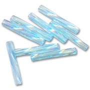 Bugles Twist Miyuki 12 mm TW2012-0260 -  Aquamarine AB x10g|raw }}
