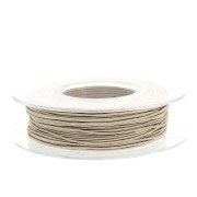 Bobine de fil Samantha fabrication italienne 0,9 mm - Sable x30m