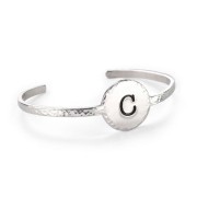 Bracelets avec médaillon à former et à personnaliser 150x3 mm en aluminium x1