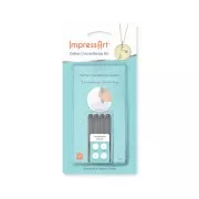 Kit ImpressArt - 4 poinçons et autocollants pour Constellations du Zodiaque