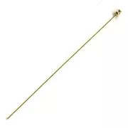 Fibule 130 mm doré x1