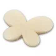 Papillon 20x28 mm Ivoire x1