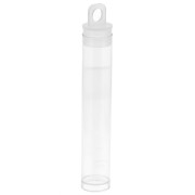 Petit tube de rangement 8x1.4 cm - modèle 8 - pour perles de rocailles x1