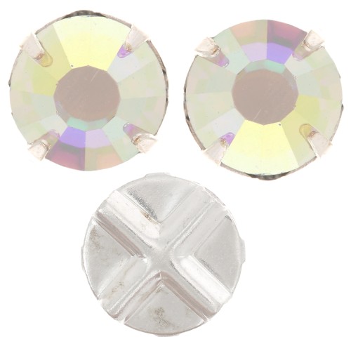 Strass à coudre 8 mm Crystal AB