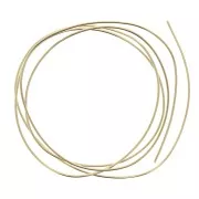 Fil dur rond 1.25 mm en Gold filled (or laminé)  x 1m