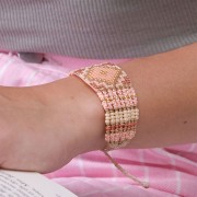 Fil Miyuki Nylon Beading thread B 0.25 mm Blush (n°04) x50 m