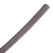 Cordon en plastique creux 4 mm Dark Grey x 2 m