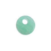Sequin rond 6 mm en pierre gemme - Amazonite x1