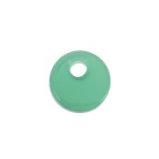 Sequin rond 6 mm en pierre gemme - Agate Verte x1|raw }}