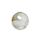Sequin rond 6 mm en pierre gemme - Labradorite x1