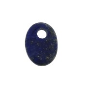 Sequin ovale 8x6 mm en pierre gemme - Lapis Lazuli x1|raw }}