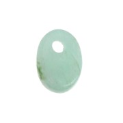 Sequin ovale 8x6 mm en pierre gemme - Amazonite x1