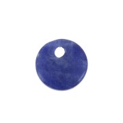 Sequin rond 8 mm en pierre gemme - Sodalite x1|raw }}