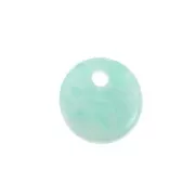 Sequin rond 8 mm en pierre gemme - Amazonite x1