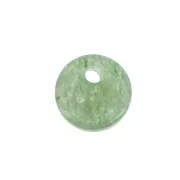 Sequin rond 8 mm en pierre gemme - Aventurine x1