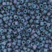 Miyuki Delica 11/0 DB0376 - Mat Metallic Steel Blue Luster x8g|raw }}