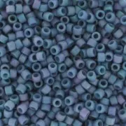 Miyuki Delica 11/0 DB0376 - Mat Metallic Steel Blue Luster x8g