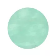 Cabochon plat rond - palet - 6 mm en pierre gemme - Amazonite x1