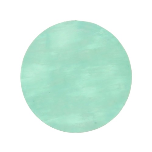 Cabochon plat rond - palet - 6 mm en pierre gemme - Amazonite x1