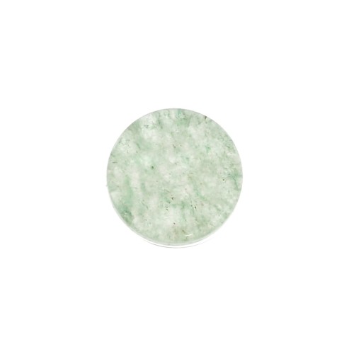 Cabochon plat rond - palet - 6 mm en pierre gemme - Aventurine x1