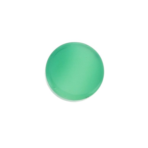 Cabochon plat rond - palet - 6 mm en pierre gemme - Agate Verte x1