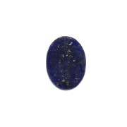 Cabochon plat ovale - palet - 8x6 mm en pierre gemme - Lapis Lazuli x1