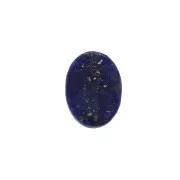 Cabochon plat ovale - palet - 8x6 mm en pierre gemme - Lapis Lazuli x1