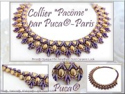 Perles en verre Piros® par Puca® 2x5 mm - Jet Mat x10g